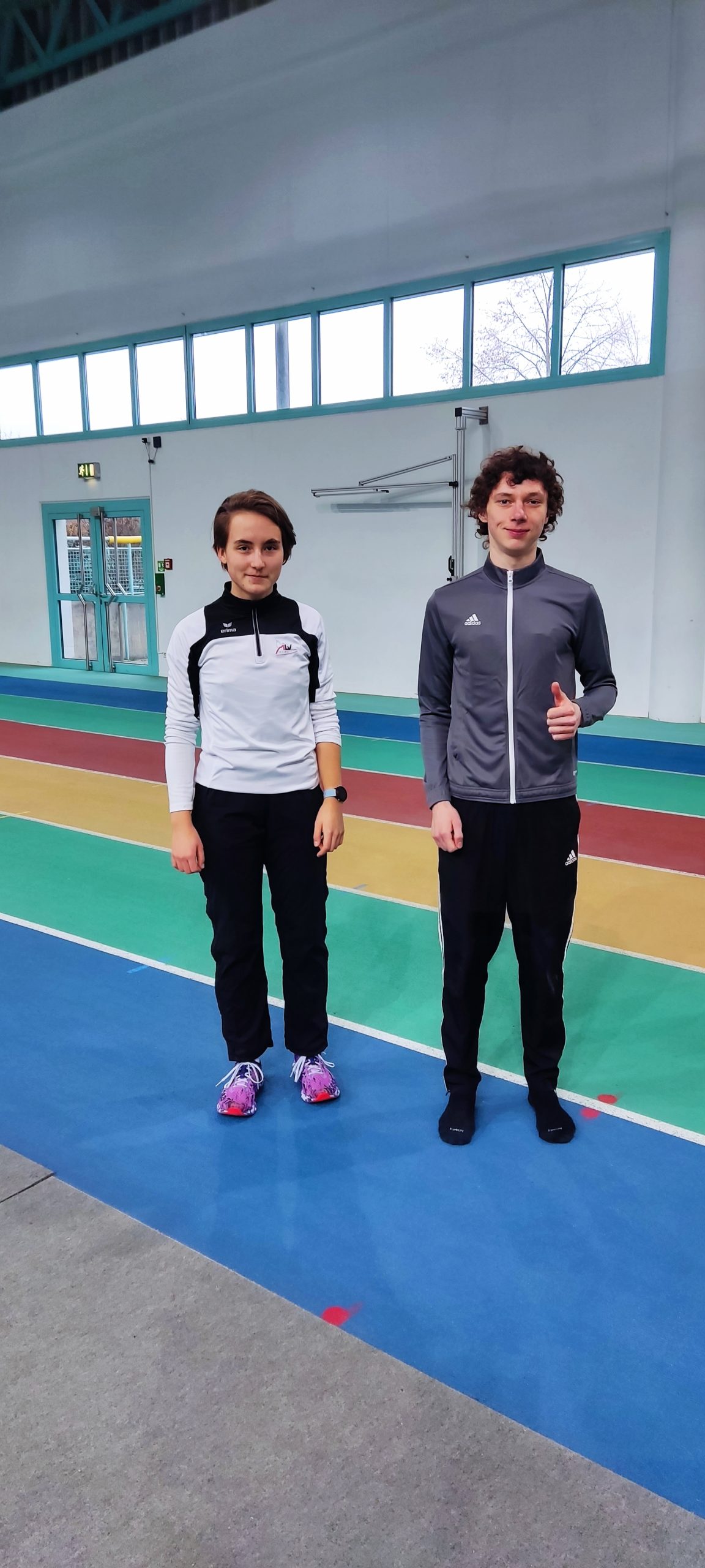 Mittel- und Langstrecken Team (Amelie Dybus und Luis Groth)